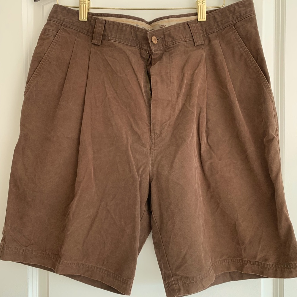 Tommy Bahama Linen Dark Chocolate Shorts - 36